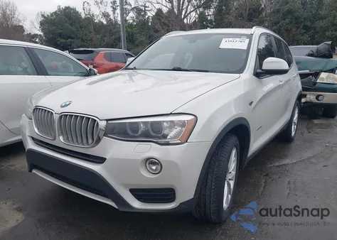 2015 BMW X3 Sdrive28I из США, поврежденный, VIN 5UXWZ7C5XF0M82581
